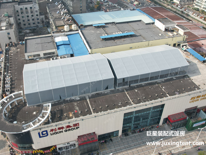 揚(yáng)州樓頂體育篷房 籃球、羽毛球篷房場(chǎng)館